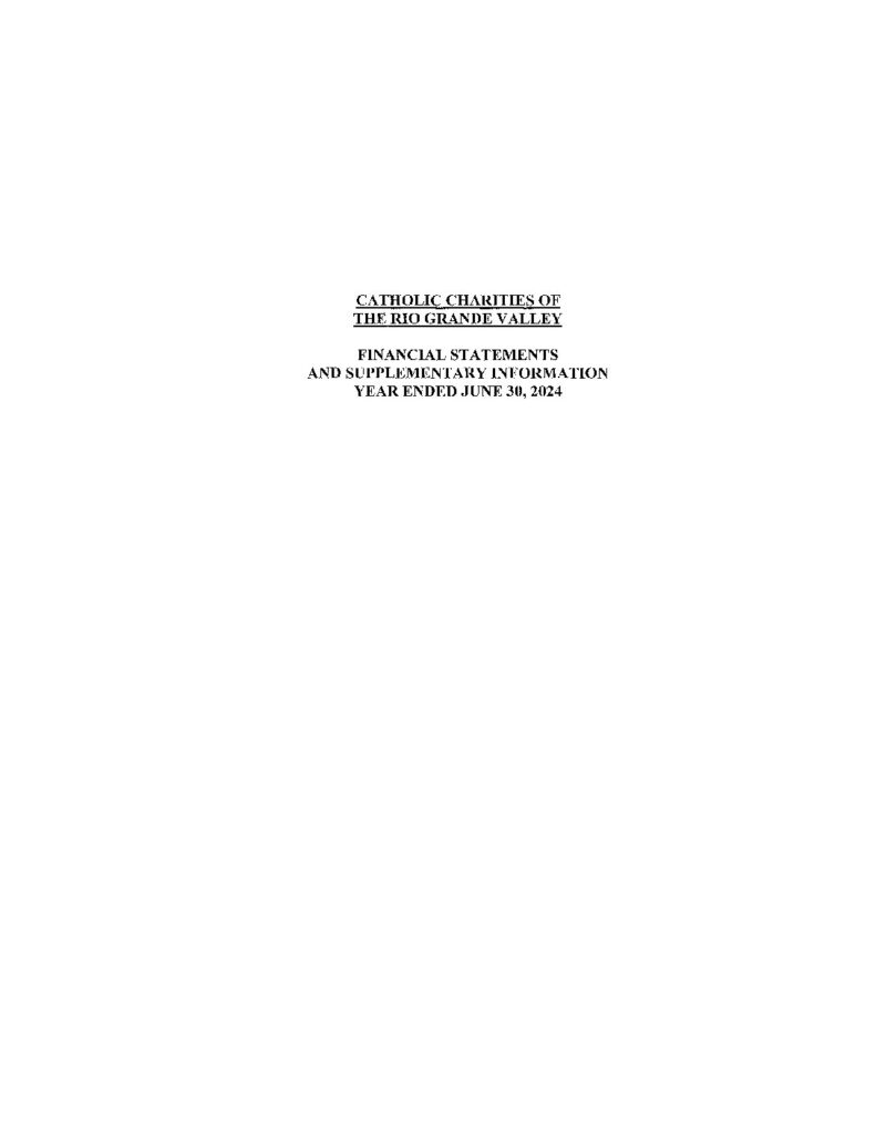 Cover of CCRGV’s audited 2024 financial statements.